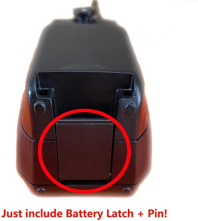 Battery Cover Replacement for Uniden SDS100 Battery Door Clip Lock Latch with Hinge Pins for Uniden SDS100
