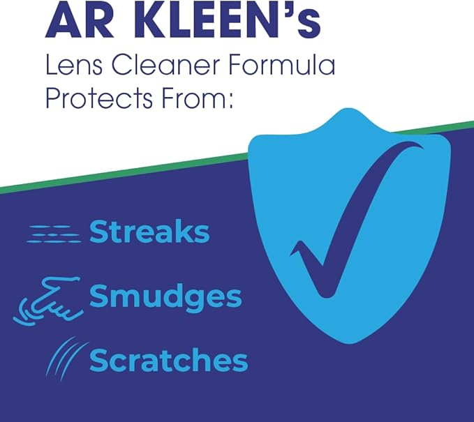 AR Kleen® 4oz Spray Pump | Multi-Purpose Lens Cleaner | No Streaks | Ammonia and Alcohol Free