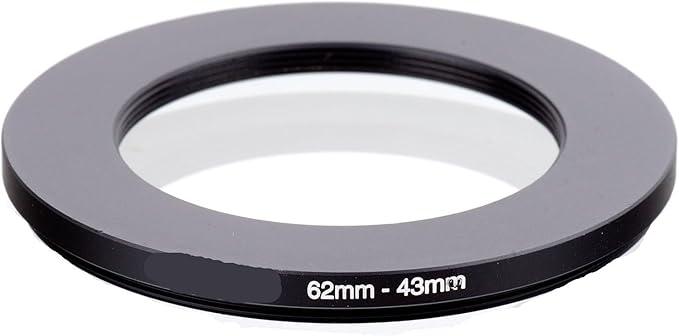 for Rise 62mm-43mm 62-43mm 62 to 43 Step Down Filter Ring Adapter Excellent