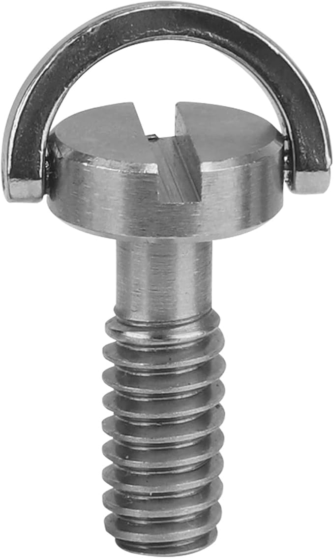 Shaft D-Ring 1/4 Inch Screw for Camera Tripod Monopod QR Plate,Quick Release Plate