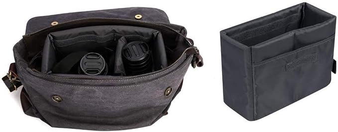 S-ZONE Waterproof Shockproof Foldable Camera Insert Bag Lens Cases Canon Nikon