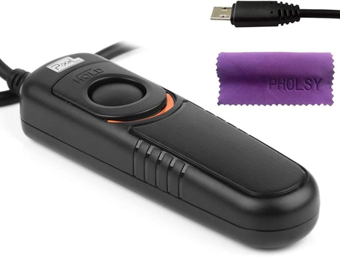 Pixel Wired Shutter Remote Control S2 Remote Shutter Release Cable for Sony Cameras, Replaces Sony RM-SPR1