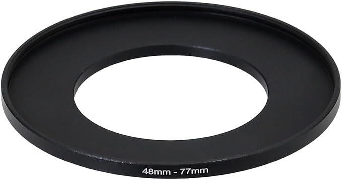 48-46/49/52/55/77mm Step Up & Step Down Rings Adapter for Lens and Filter 48-77 Filter Adapter Ring 48mm Lens to 77mm Filters