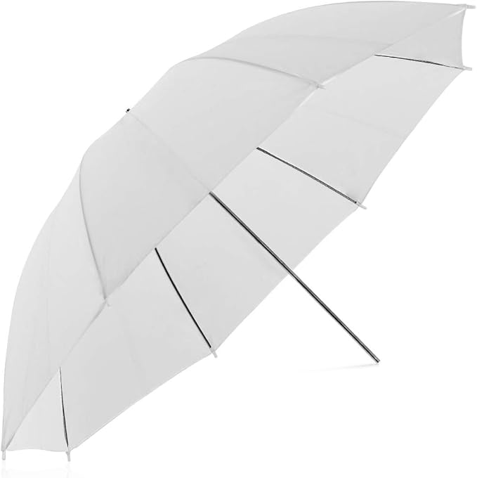 Jinbei Professional 33"/84cm White Translucent Reflector Umbrella Lighting Diffuser for Photography Studio Video Continuous Light Flash Strobe Light