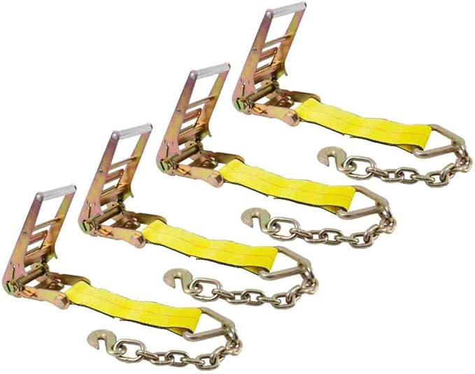 Mytee Products (4 Pack 4" Ratchet w/Chain Anchor (No Strap)