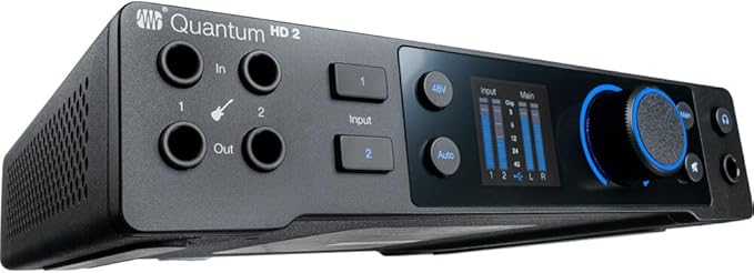 PreSonus Quantum HD 2 20 x 24, 32-bit / 192 kHz USB-C Audio Interface With Studio One Pro Software