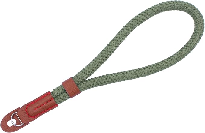 Camera Wrist Strap,Hand Strap lanyard for DSLR SLR Mirrorless Camera Rope Adjustable Safety Strap(Green)