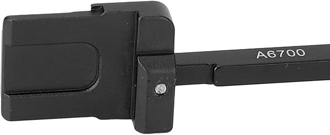 Thumb Up Grip for A6700 Cameras, Metal Thumb Up Rest Hand Grip, Hot Shoe Thumb Grip, for Stable and Hand Hold (Black)