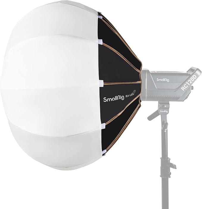 SMALLRIG Lantern Softbox Soft Light Modifier, 26 Inch/65 cm Softbox Diffuser Compatible with SMALLRIG Video Light 120B/120D/220B/220D and Other Bowens Mount Lamps