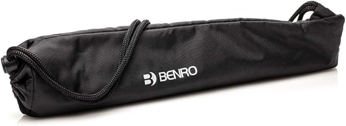Benro Carbon Fiber Monopod – 6-Section Lightweight Travel Monopod with Twist Locks, Folding Base, 360° Swivel, and High Load Capacity for DSLR, Mirrorless & Video Cameras (MSD36C)