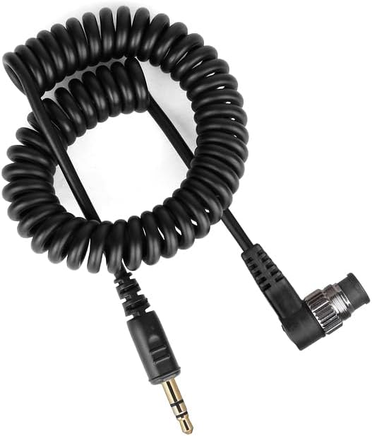 Pixel 3.5mm-DC0 Cable Release Wire Release Remote Shutter Release Cable TW-283 Connection Cable Flash Trigger Cable for Nikon D800 D800E D810 D850 D700 D500