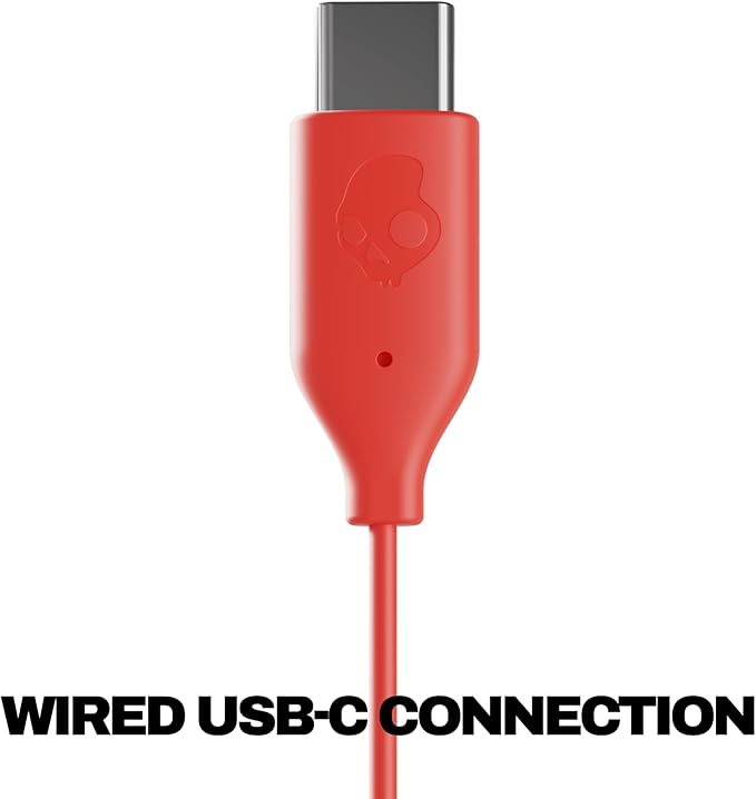 Skullcandy Jib USB-C Wired Earbuds with Noise Isolating Fit, in-Line Microphone Call and Track Control for iPhone Android, Ear Gel Sizes Included for Custom Fit - Plasma