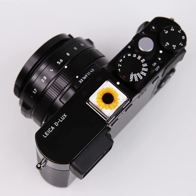 Foto&Tech Hot Shoe Cover Cap Compatible with Canon Nikon Sony Panasonic Fujifilm Olympus Pentax Sigma DSLR/SLR/Evil Camera (Sunflower)