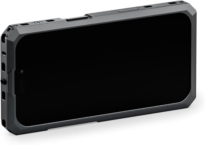 Tilta Khronos Case Compatible with iPhone 17 Pro - Space Gray | Snap in Design | Locking Clamp for Secure Mounting | Passthrough Power | Works with Focus Handles, Cooling Modules, Filters