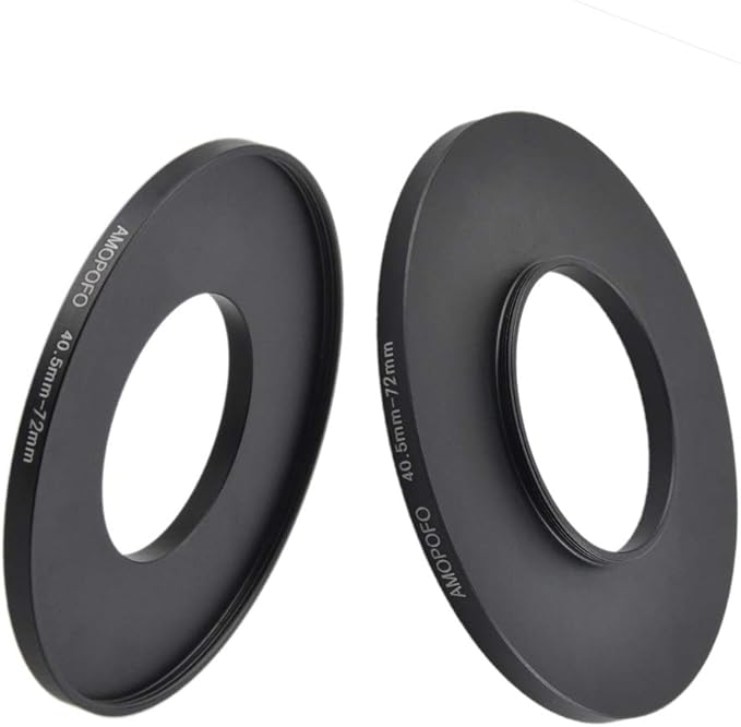 40.5mm to 72mm Camera Filter Ring/40.5mm to 72mm Step-Up Ring Filter Adapter for 72 mm UV, ND, CPL Filter,Metal Step-Up Ring