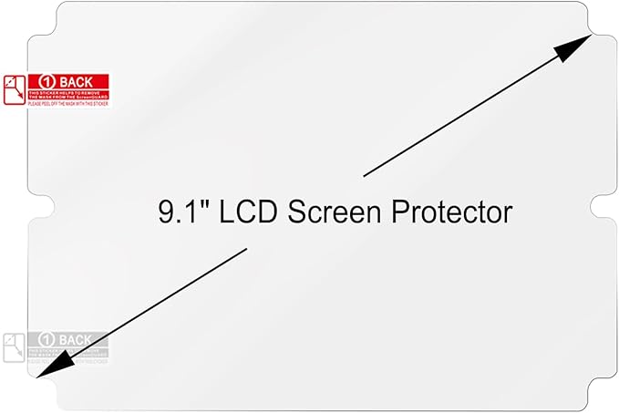 5PCS 9.1″LCD Screen Protector Film - Scratch-Resistant High Light Transmittance Protective Films for Elegoo Mars 4 Max Resin 3D Printer