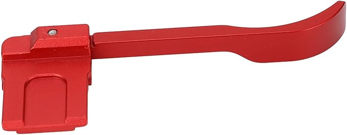Bewinner Thumb Up Grip for A6700, Aluminum Alloy Camera Thumb Rest with Hot Shoe Cover, Ergonomic Hand Grip for Secure OneHanded (Red)