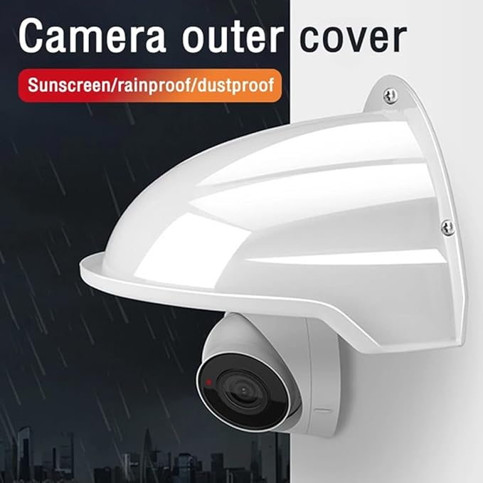 Kopinma Protective Cover Shield Wall Waterproof Rainproof Cover Outdoor Camera Protection Box Security Camera Outer Cover-A Easy Install Easy to Use