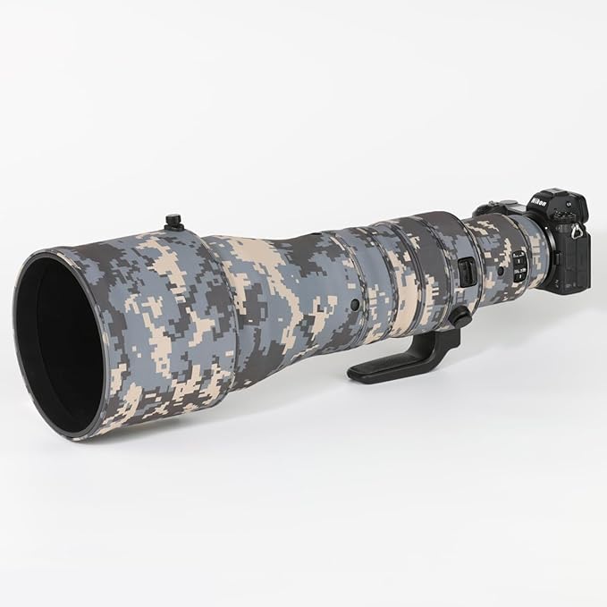 CHASING BIRDS Lens Camouflage Waterproof Coat for Nikon Z 600mm f/4 TC VR S Rainproof Lens Protective Cover Version IV (Digital Camouflage)