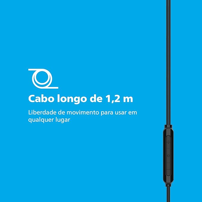 Philips Wired Earbuds USB C with Microphone, in Ear Type C Headphones with mic, Powerful Bass, Lightweight, USB-C Wired Earphones, 3-Button in-line Remote Ear Buds (Black)