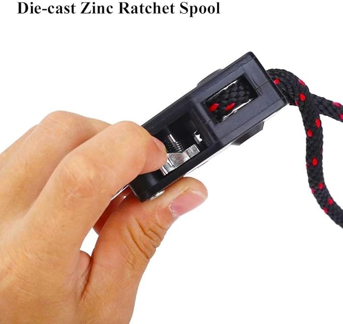LE KAPMOZ Kayak Tie Down Straps Canoe Bow and Stern Heavy Duty Cargo Ratchet Pulley Rope Hanger