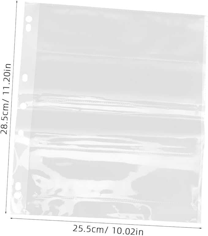 10pcs Archival Photo Sleeves Negative Sleeves for Film Dry Erase Pockets Heavy Duty Protectors