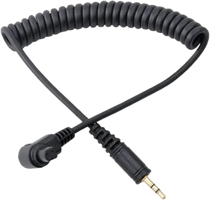 Compatible for Canon R5/R3/R5C/1D/5D/6D/6D2/7D/10D-50D - 2.5mm Shutter Release Cable Cord