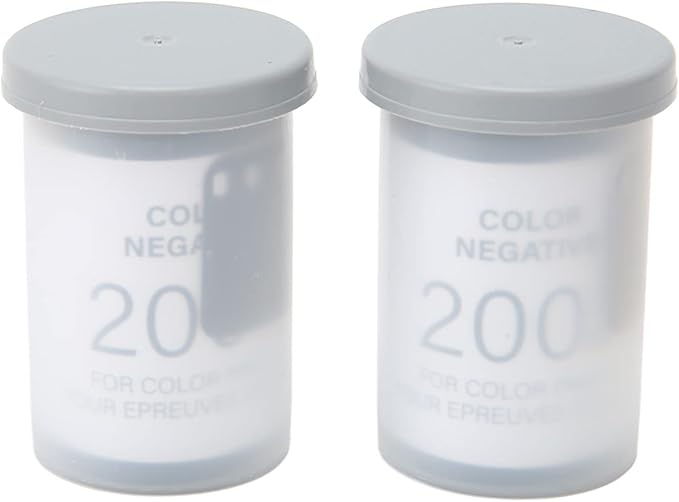 2 Roll 35mm Camera Color Film ISO 200, High Saturation HD Color Negative Film, 8 Sheets Each Roll with Storage Case, for 135 Cameras, Vintage Style Photography