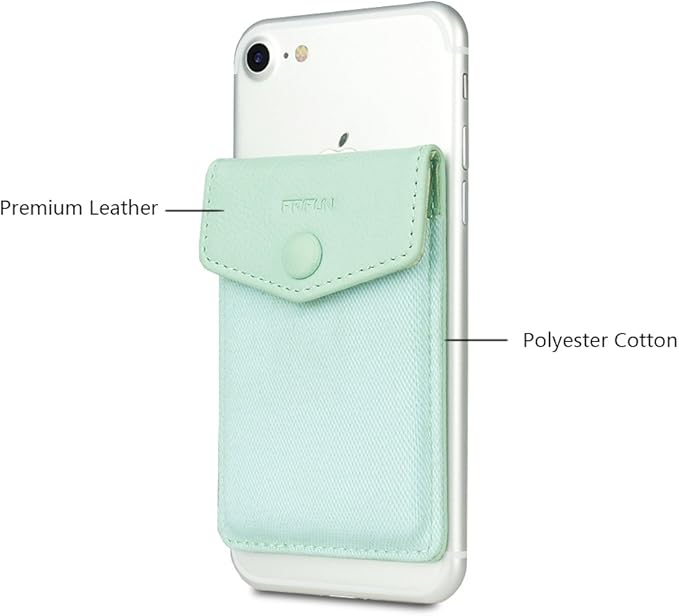 Ultra-Slim Self Adhesive Credit Card Leather Wallet