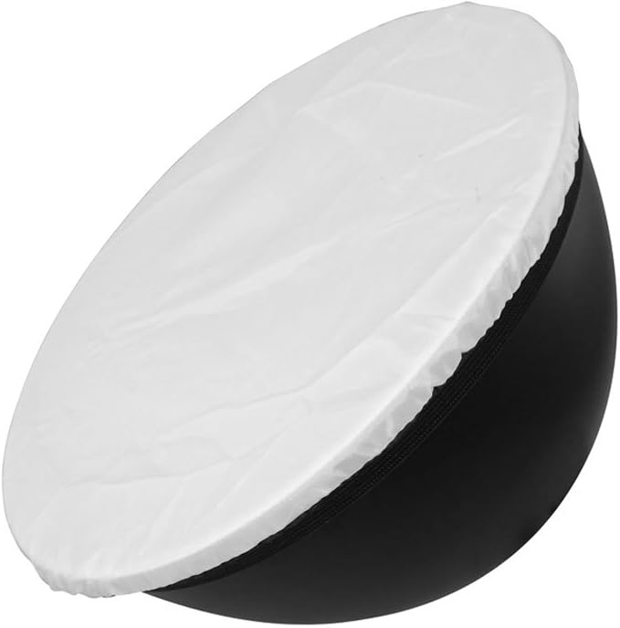 Fotoconic 7" to 11" Soft White Diffuser Sock for Standard Reflector/Sparkler Reflectors [2-Pack]