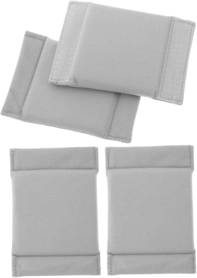 jojofuny 4pcs Adjustable Padded Camera Bag Divider Inserts Shockproof Cushion Separators for Lens and Equipment Organization Grey Design