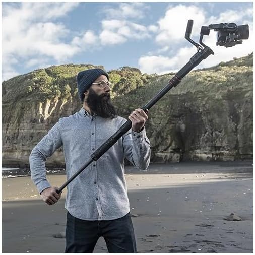 Manfrotto Fast Gimboom Carbon Fibre, Lightweight and Compact Carbon Boom for Gimbal, Fast Technology, Twisting Lock, Gimbal use