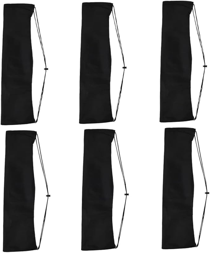 6Pcs Tripod Carrying Case Heavy Duty Drawstring Bag with Comfortable Shoulder Straps for Photo Equipment and Outdoor Photography