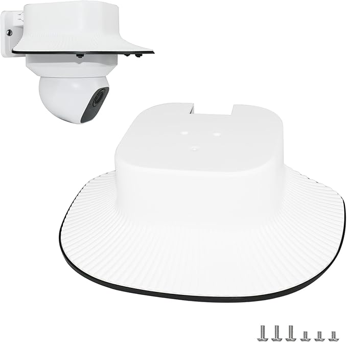 Rain Cover Compatible with Eufy SoloCam E30/E42, Weatherproof Sun Shade Outdoor Security Camera Protection Shield,Anti-Glare Sun Visor, Easy to Install(1 Pack)