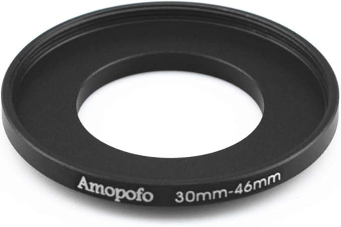 30mm to 46mm Camera Filters Ring Compatible All 30mm Camera Lenses or 46mm UV CPL Filter Accessory,30-46mm Camera Step Up Ring