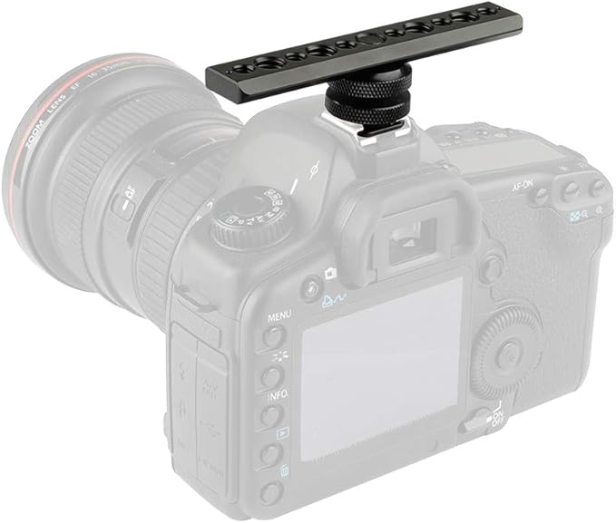 CAMVATE Standard NATO Safety Rail 105mm & Shoe Mount & 3/8"-16 Female Thumbscrew - 2055