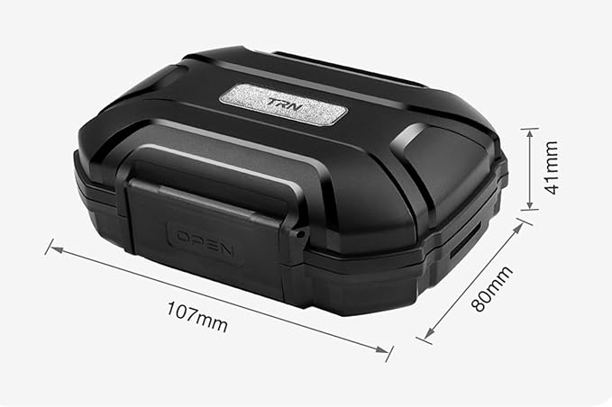 KZ ZS12 Pro X Case for in Ear Monitor IEM, KYUHEEO TRN Wired Earbuds Hard Case,Waterproof Earphone Storage Box Bag for KZ ZS10 Pro/ZAR/Gale/ZAS, Moondrop CHU 2, SIMGOT, CCA CRA, IEM Cable