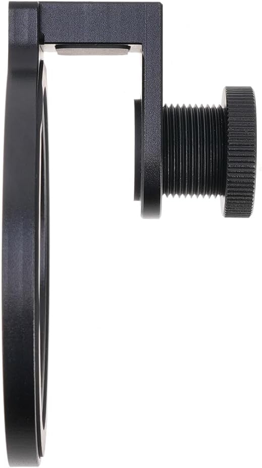 67mm Phone Filter Mount Threaded Lens Clip with Cold Shoe, Locking Knob, 15mm Opening Phone Lens Adapter Compatible with Smartphone (67mm)