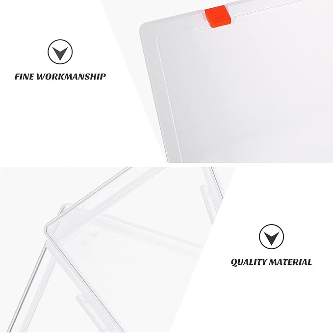 OATIPHO Photo Storage Box Craft Keeper with Handle Large Photo Case Container and Scrapbooking Supplies Portable Archival Organizer for Home and Studio Use