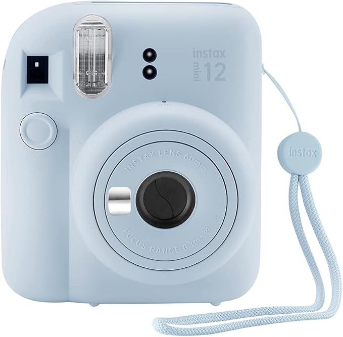 Fujifilm Instax Mini 12 Instant Camera with Case, Decoration Stickers, Frames, Photo Album and More Accessory kit (Pastel Blue)…