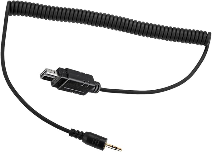 PHOLSY 2.5mm N10 Off-Camera Remote Cable for Nikon Z5, Z7, Z7-II, Z6, Z6-II, D750, D780, D7500, D7200, D7100, D5600, D5500, D5300, D610, D600, D90, P7700, P7800, P950, Replaces Nikon MC-DC2 Cable