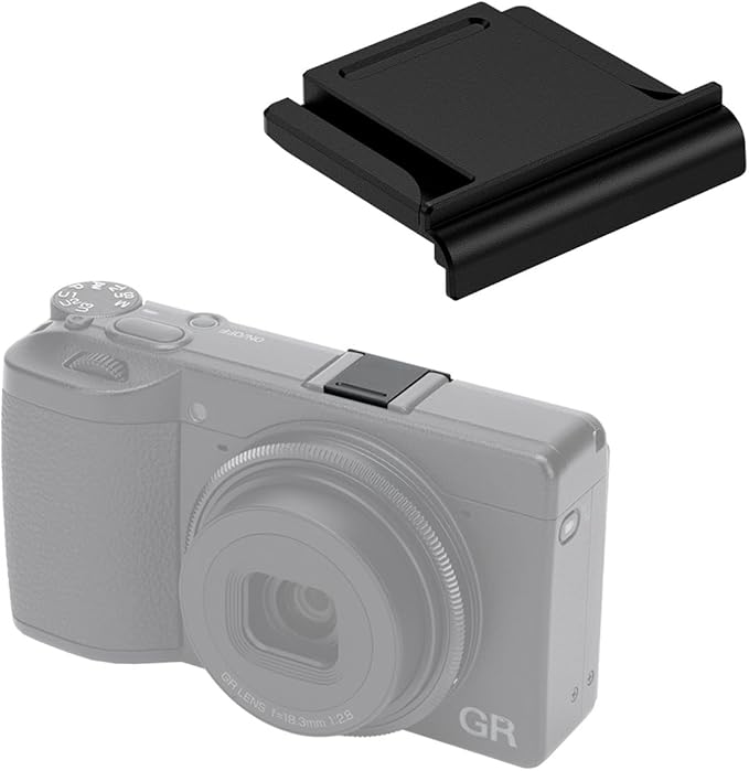 JJC Camera Shoe Cover for Ricoh GR IV GRIV GR4 GR IV HDF GR IV Monochrome,Replaces Shoe Cover, Flash Hot Shoe Cover Cap for GR IV GRIV GR4 GR IV HDF