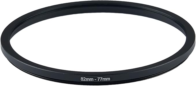 82mm to 77mm Step-Down Rings Filter Adapter for All Brands UV ND CPL Metal Step-Down Rings Adapter Filter