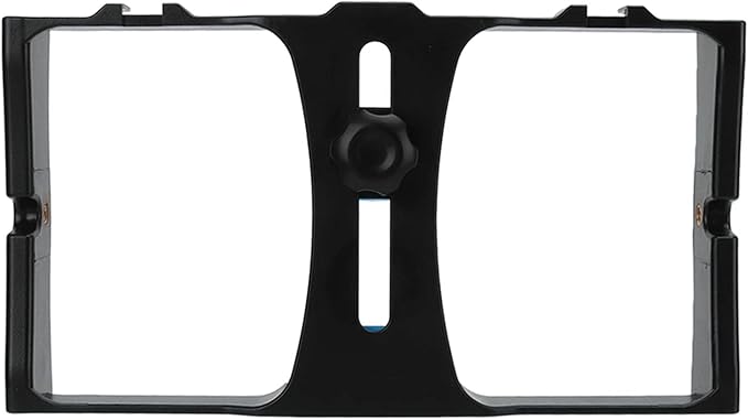 Smartphone Video Rig, Filmmaking Cage Camera Rig ABS Portable Handheld Smartphone Video Stabilizer Phone Camera Cage Handheld for Livestreaming Vlog (Blue)
