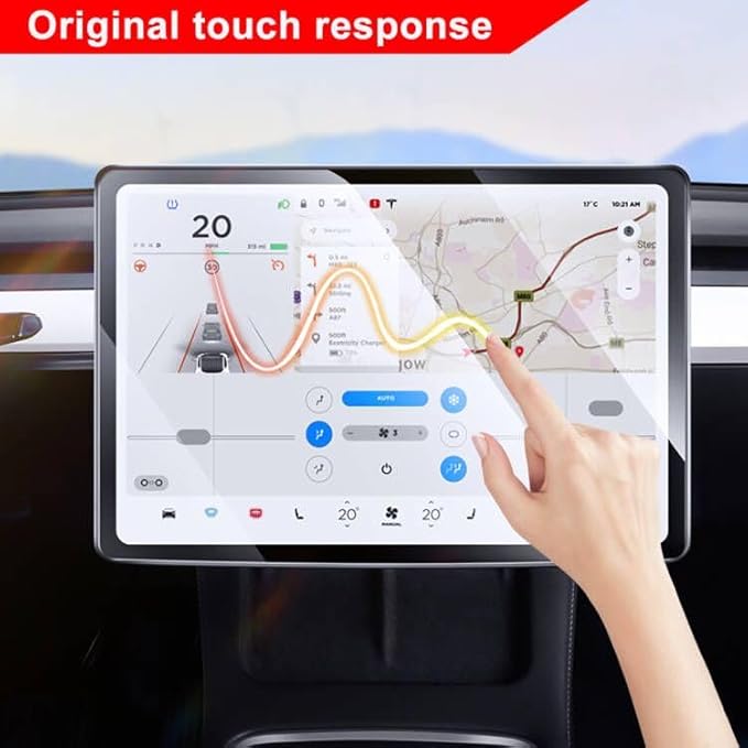i-Tensodo 2 Pack Universal Trimmable Matte Screen Protector for All Smart Navigation, Anti-Glare Anti Finger Print, Sizes: 8.07 x 7.08 inches