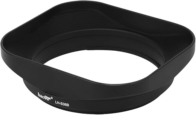 Haoge LH-S36B Bayonet Square Metal Lens Hood Shade for Sony FE 35mm F1.8 SEL35F18F E-Mount Lens