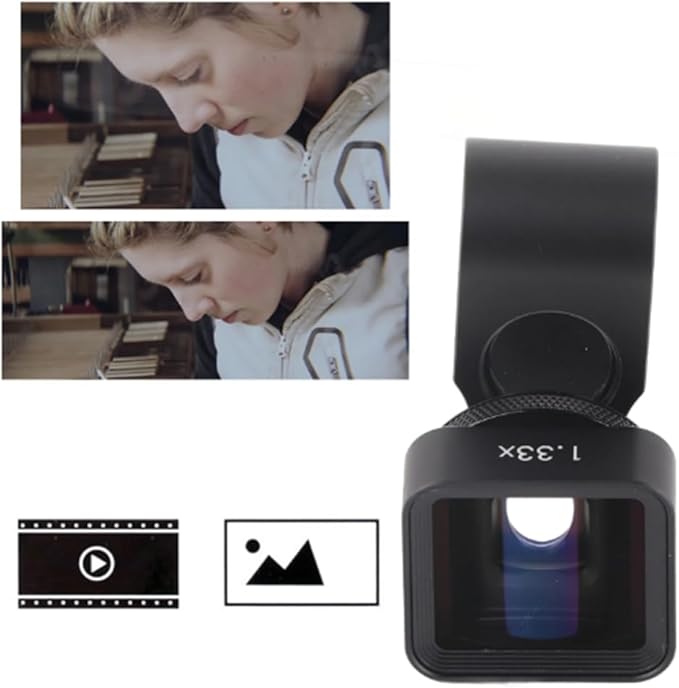 1 PCS Black 1.33X Anamorphic Lens Mobile Phone Video Widescreen Movie Lens by Filmic Pro App