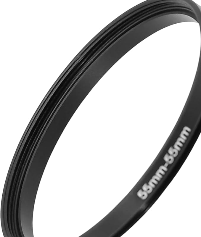 55-43/46/49/52/55/58/62/67/72/77mm Step Up & Step Down Filter Ring Adapter for Camera ND/UV/CPL (55-55mm)