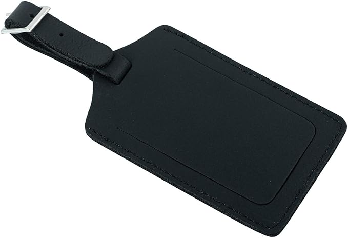 Genuine Leather Luggage Tags & Bag Tags 2 Pieces Set
