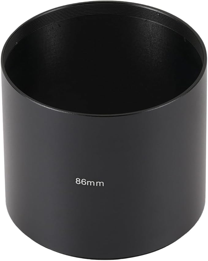 FocusFoto 86mm Long Metal Telephoto Tele Lens Hood Shade
